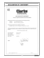 Preview for 11 page of Clarke CHL1260C Operating And Maintenance Instructions Manual