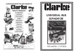 Предварительный просмотр 8 страницы Clarke CHT254 Manual