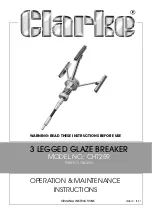 Clarke CHT259 Operation & Maintenance Instructions preview