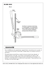 Предварительный просмотр 4 страницы Clarke CHT264 Operation & Maintenance Instructions