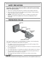 Preview for 4 page of Clarke CHT403 Operating Instructions Manual