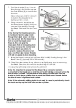 Preview for 10 page of Clarke CHT637 Operating & Maintenance Instructions