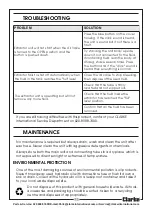 Preview for 11 page of Clarke CHT637 Operating & Maintenance Instructions