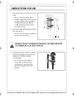 Предварительный просмотр 4 страницы Clarke CHT747 Operation & Maintenance Instructions Manual