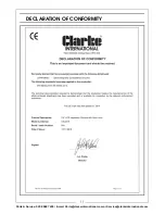 Preview for 11 page of Clarke CIC2410 Operation And Safety Instructions