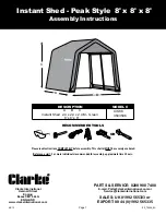 Предварительный просмотр 1 страницы Clarke CIS 88 3503506 Assembly Instructions Manual