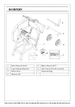 Предварительный просмотр 9 страницы Clarke CLS505 Assembly & Original Instructions