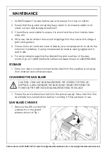 Предварительный просмотр 16 страницы Clarke CLS505 Assembly & Original Instructions