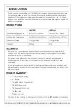 Предварительный просмотр 2 страницы Clarke CMC36B Assembly Instructions