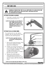 Preview for 9 page of Clarke CMFT250 Operating & Maintenance Instructions