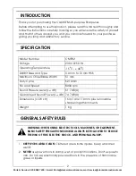 Предварительный просмотр 2 страницы Clarke CMPS2 Operation & Maintenance Instructions Manual