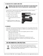 Предварительный просмотр 18 страницы Clarke CMS210 Operation & Maintenance Instructions Manual