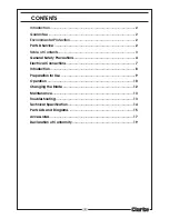 Предварительный просмотр 3 страницы Clarke CMSF110 Operating & Maintenance Instructions