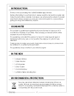 Preview for 2 page of Clarke CON2600 Operation & Maintenance Instructions Manual