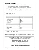 Preview for 16 page of Clarke CON2600 Operation & Maintenance Instructions Manual