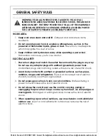 Предварительный просмотр 3 страницы Clarke CONRHD720 Operation & Maintenance Instructions Manual