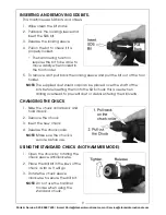 Предварительный просмотр 9 страницы Clarke CONRHD720 Operation & Maintenance Instructions Manual