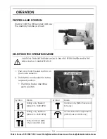 Предварительный просмотр 10 страницы Clarke CONRHD720 Operation & Maintenance Instructions Manual