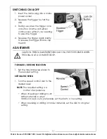 Предварительный просмотр 11 страницы Clarke CONRHD720 Operation & Maintenance Instructions Manual