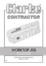 Preview for 1 page of Clarke CONTRACTOR 6462118 Operation & Maintenance Instructions Manual