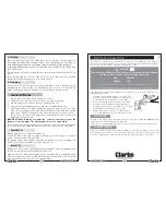 Предварительный просмотр 5 страницы Clarke Contractor CCS2 Operating & Maintenance Manual