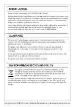 Preview for 2 page of Clarke CONTRACTOR CON1050B Operating & Maintenance Instructions