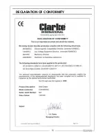 Preview for 15 page of Clarke CONTRACTOR CON1450WC Operation And Maintenance Instructions