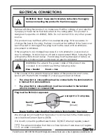 Preview for 7 page of Clarke Contractor CON750 Operating & Maintenance Instructions