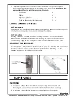 Preview for 11 page of Clarke Contractor CON750 Operating & Maintenance Instructions