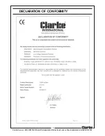 Preview for 19 page of Clarke Contractor CON750 Operating & Maintenance Instructions