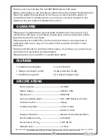 Preview for 3 page of Clarke CONTRACTOR CON800 Operating & Maintenance Instructions