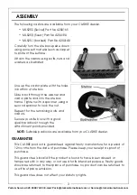 Preview for 3 page of Clarke CONTRACTOR CSB25B Assembly Instructions