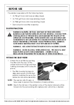 Предварительный просмотр 7 страницы Clarke COS210 Operation & Maintenance Instructions Manual