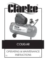 Clarke COUGAR 25 Operation & Maintenance Instructions Manual предпросмотр