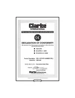 Preview for 14 page of Clarke CRD1250 User Instructions