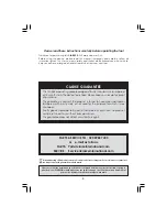 Preview for 3 page of Clarke CRD620 Operating & Maintenance Instructions