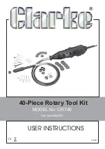 Clarke CRT 40 User Instructions предпросмотр