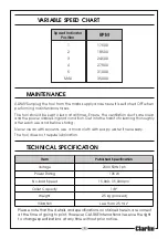 Preview for 9 page of Clarke CRT 40 User Instructions