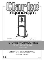 Clarke CSA10EP Operation & Maintenance Instructions Manual preview