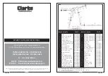 Preview for 2 page of Clarke CSB20B Operating & Maintenance Instructions