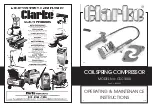 Clarke CSC1000 Operating And Maintenance Instructions предпросмотр