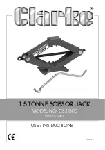 Clarke CSJ1500 User Instructions preview