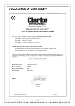 Предварительный просмотр 13 страницы Clarke CSR310 Operation & Maintenance Instructions Manual