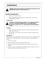 Предварительный просмотр 19 страницы Clarke CSS400C Operation & Maintenance Instructions Manual