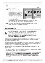 Preview for 12 page of Clarke CSW13T Operating & Maintenance Instructions