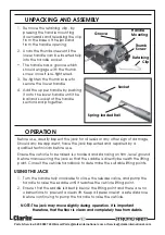 Preview for 4 page of Clarke CTJ2000A Operating & Maintenance Instructions