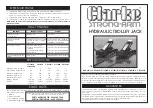 Clarke CTJ2000G Manual preview