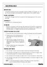 Preview for 5 page of Clarke CTJ2001G Operation & Maintenance Instructions Manual