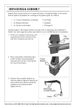 Предварительный просмотр 5 страницы Clarke CTJ30 Operation And Maintenance Instructions