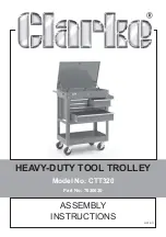 Clarke CTT320 Assembly Instructions Manual preview